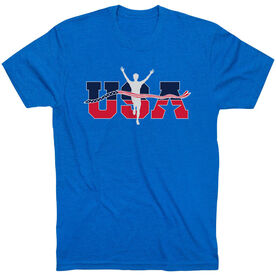 Running Short Sleeve T-Shirt - USA Runner