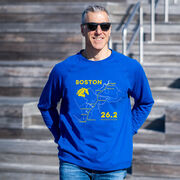 Running Raglan Crew Neck Pullover - Boston Route
