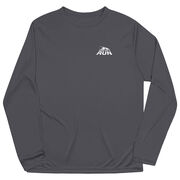 Men's Running Long Sleeve Performance Tee - Gone For a Run® Logo - Mini