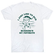 Running Short Sleeve T-Shirt - I Just Like To Run