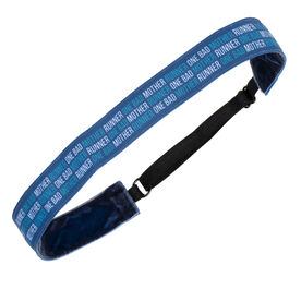 Athletic Juliband Non-Slip Headband - One Bad Mother Runner