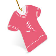 Running Ornament - Run Girl Shirt