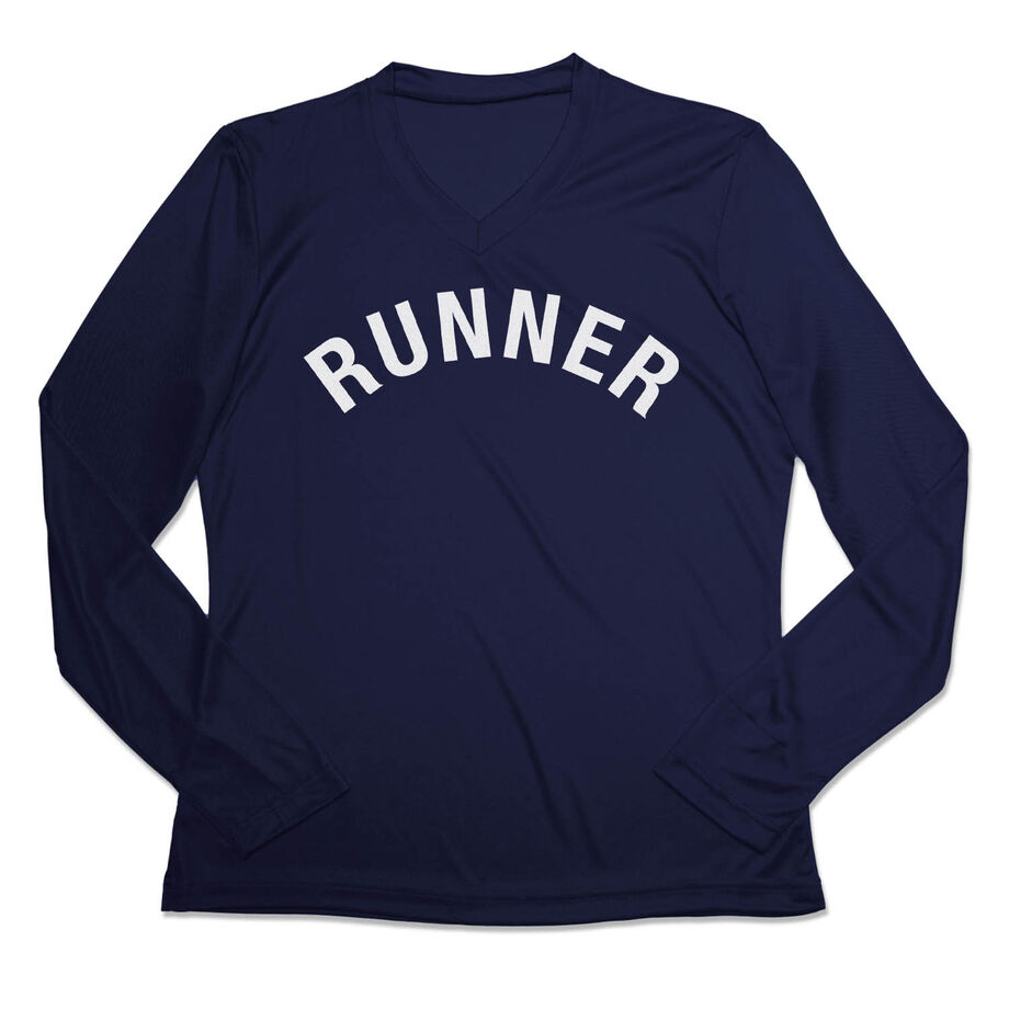 Women's Long Sleeve Tech Tee - Runner Arc