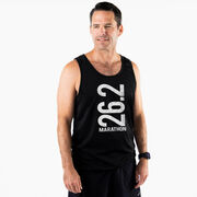 Men's Running Performance Tank Top - 26.2 Marathon Vertical