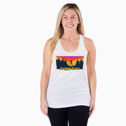 Women's Racerback Performance Tank Top - Happy Hour