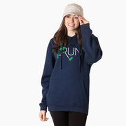 Statement Fleece Hoodie -  Let's Run Lucky