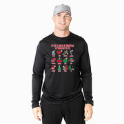Men's Running Long Sleeve Performance Tee - The 12 Miles of Christmas