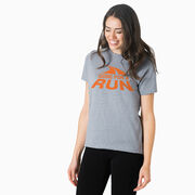 Running Short Sleeve T-Shirt - Gone For a Run® Logo (Orange)