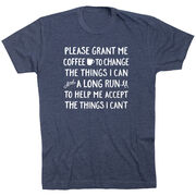 Running Short Sleeve T-Shirt - Please Grant Me Coffee