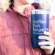 Running 20oz. Double Insulated Tumbler - Coffee Run Brunch