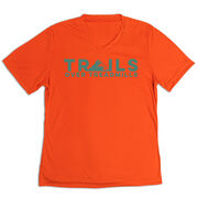 Women's Short Sleeve Tech Tee - Trails Over Treadmills