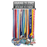 Race Medal Hanger Courage To Start MedalART