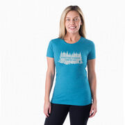Women's Everyday Hikers Tee - Into the Forest I Must Go Hiking