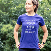 Women's Everyday Runners Tee - Miles of Friendship Mantra