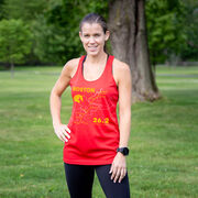 Women's Racerback Performance Tank Top - Boston Route