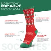Socrates&reg; Mid-Calf Performance Socks - Season Of Awesome