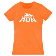 Women's Everyday Runners Tee - Gone For a Run White Logo