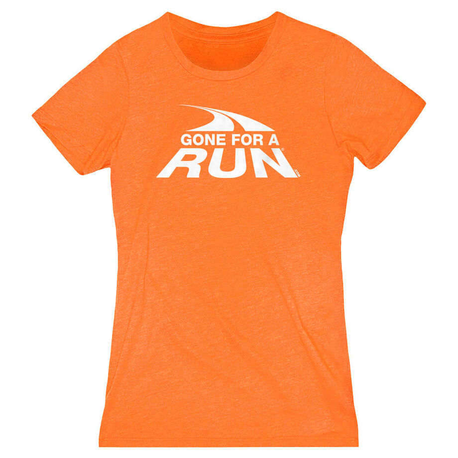 Women's Everyday Runners Tee - Gone For a Run White Logo