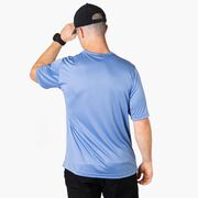 Men's Running Short Sleeve Tech Tee - Run Club Lone Wolf