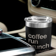 Running 20oz. Double Insulated Tumbler - Coffee Run Brunch