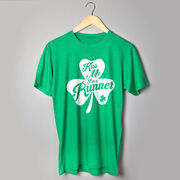Running Short Sleeve T-Shirt - Kiss A Lucky Runner