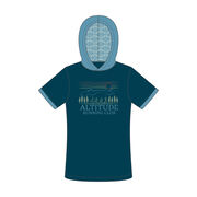 Running Lightweight Short Sleeve ShieldDri Hoodie - Custom