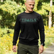 Running Raglan Crew Neck Pullover - Trails Over Treadmills