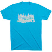 Hiking Short Sleeve T-Shirt - Into the Forest I Must Go Hiking