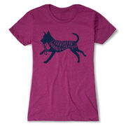 Women's Everyday Runners Tee - I'd Rather Be Running with My Dog