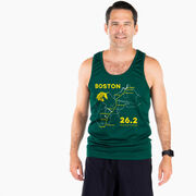 Men's Running Performance Tank Top - Boston Route