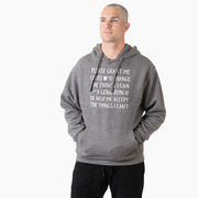 Statement Fleece Hoodie -  Please Grant Me Coffee