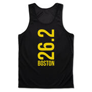 Men's Running Performance Tank Top - Boston 26.2 Vertical