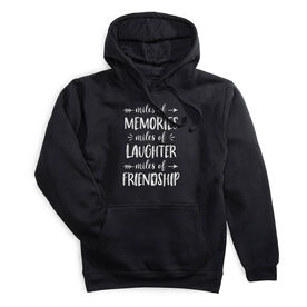 Statement Fleece Hoodie -  Miles of Friendship Mantra