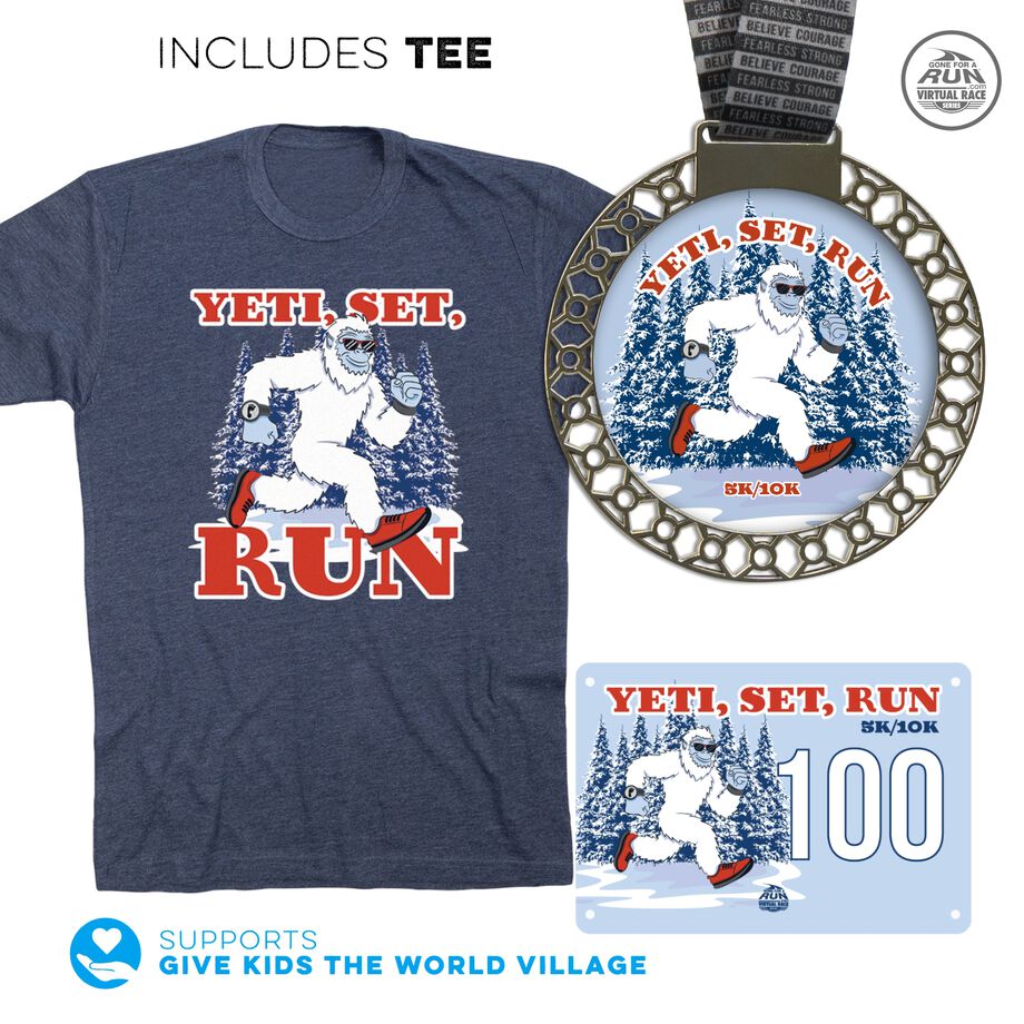 Virtual Race - Yeti, Set, Run 5K/10K