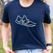Running Short Sleeve Crop Tee - 26.2 Run Shoe