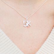 Sterling Silver 5K Necklace