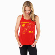 Flowy Racerback Tank Top - Boston Route