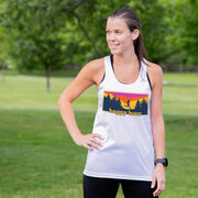 Women's Racerback Performance Tank Top - Happy Hour