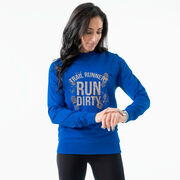 Running Raglan Crew Neck Pullover - Run Dirty