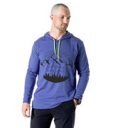 Running Lightweight Hoodie - Life's Short Run Long (Mountains)