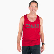 Men's Running Performance Tank Top - Trails Over Treadmills