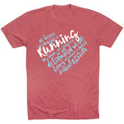 Running Short Sleeve Tee - Live Love Run Heart