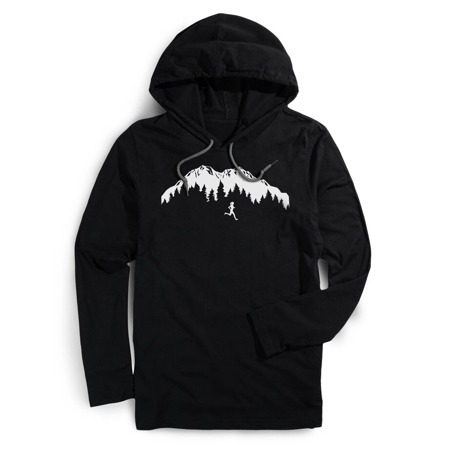 Running Lightweight Hoodie - Trail Runner in the Mountains