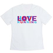 Women's Short Sleeve Tech Tee - Love Hate Running