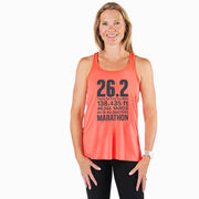 Flowy Racerback Tank Top - 26.2 Math Miles