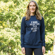 Running Raglan Crew Neck Pullover - If Mama Doesn't Run