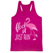 Women's Racerback Performance Tank Top - Flock It Just Run