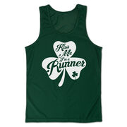 Men's Running Performance Tank Top - Kiss A Lucky Runner