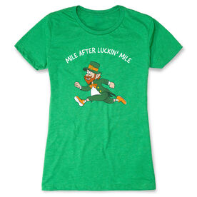 Women's Everyday Runners Tee - Mile After Luckin Mile