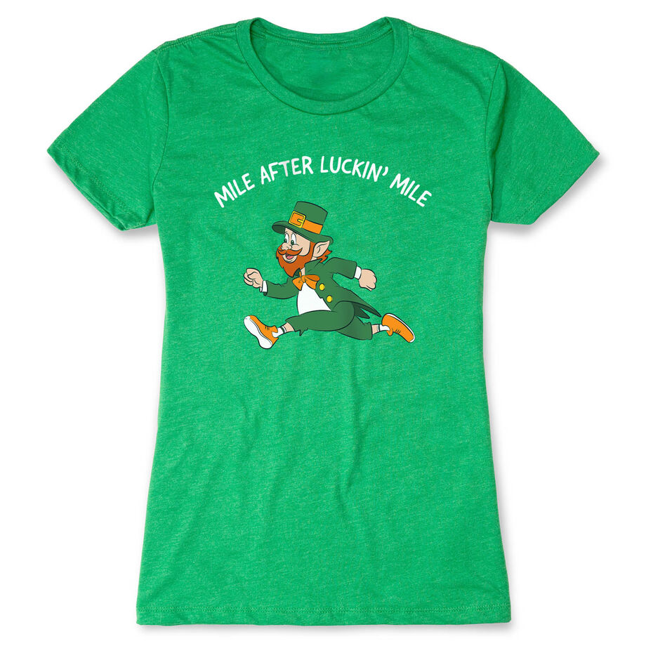 Women's Everyday Runners Tee - Mile After Luckin Mile